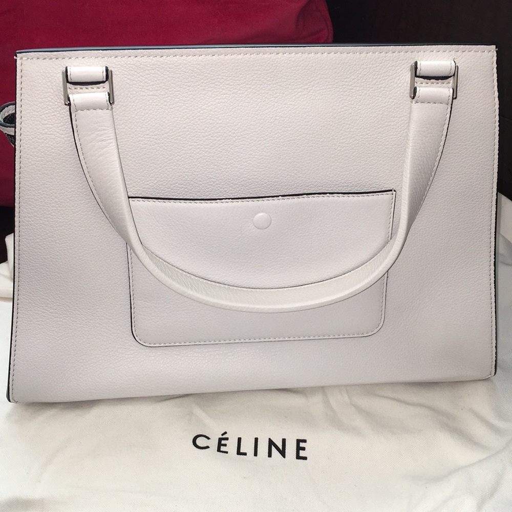 Rare White Celine Edge Purse - Picture 7 of 9